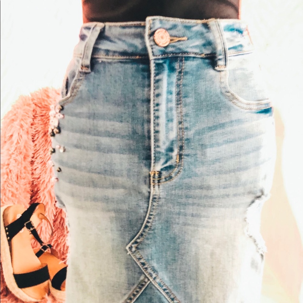 Rhinestone skirt